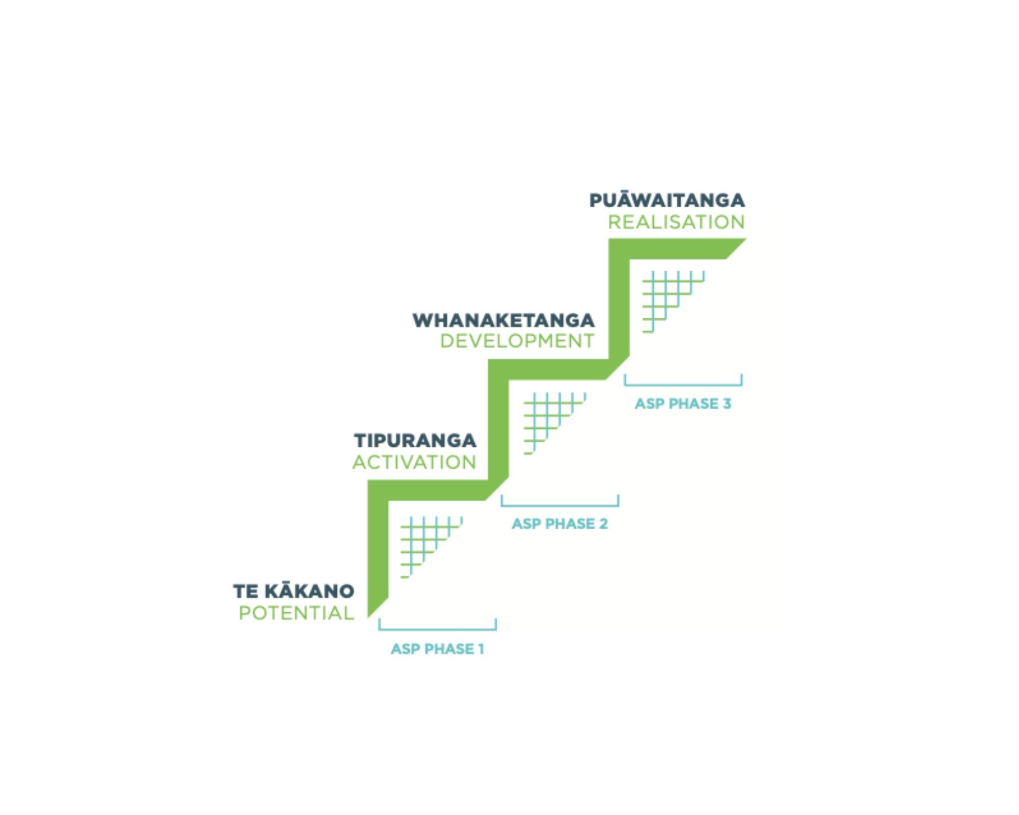 A Poutama model guides the Platforms Vision Mātauranga strategy Credit Gwen Hendry