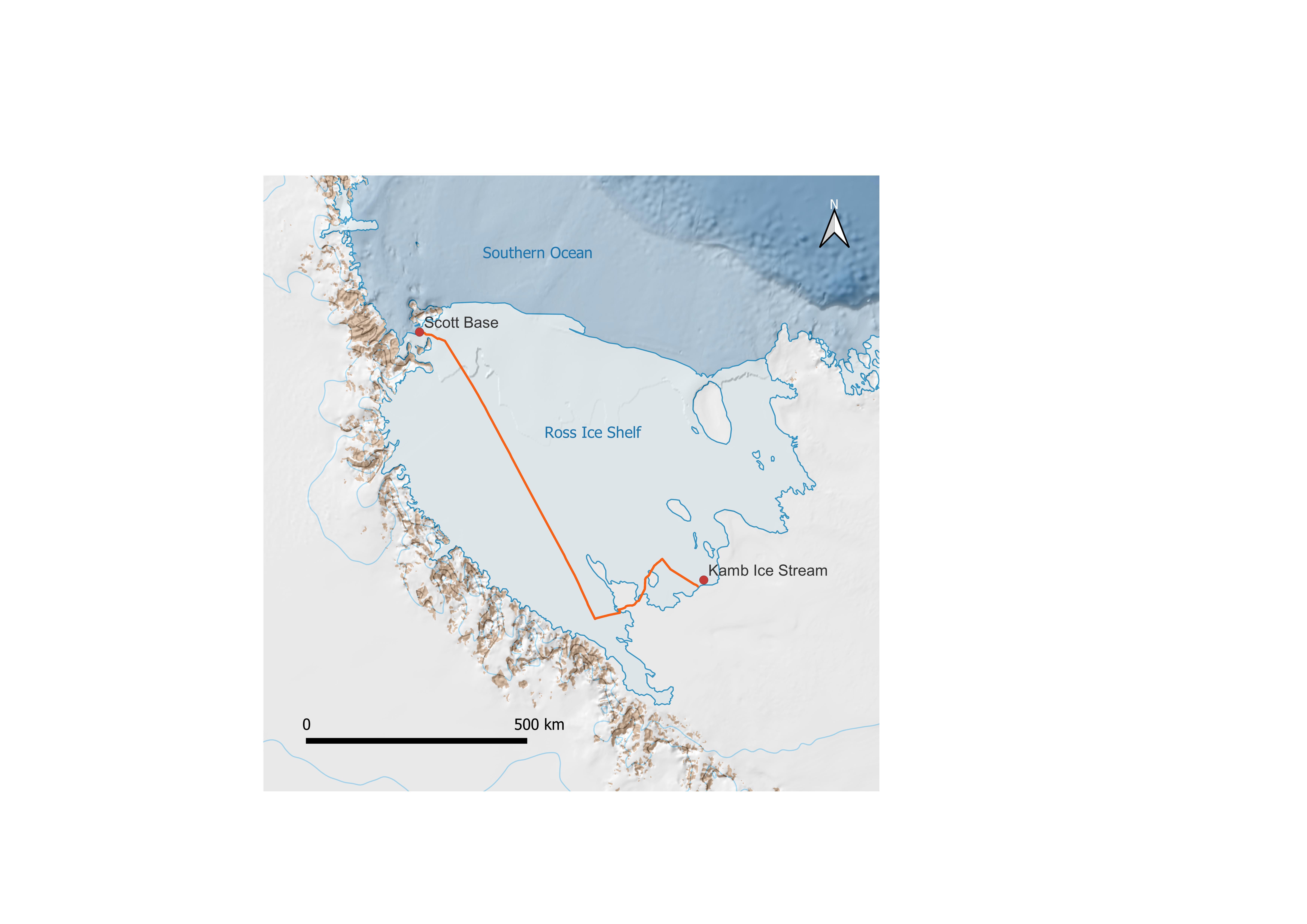Map supplied by Antarctica NZ Sourced from Quantarctica and the Norwegian Polar Institute Retrieved 12 January 2024