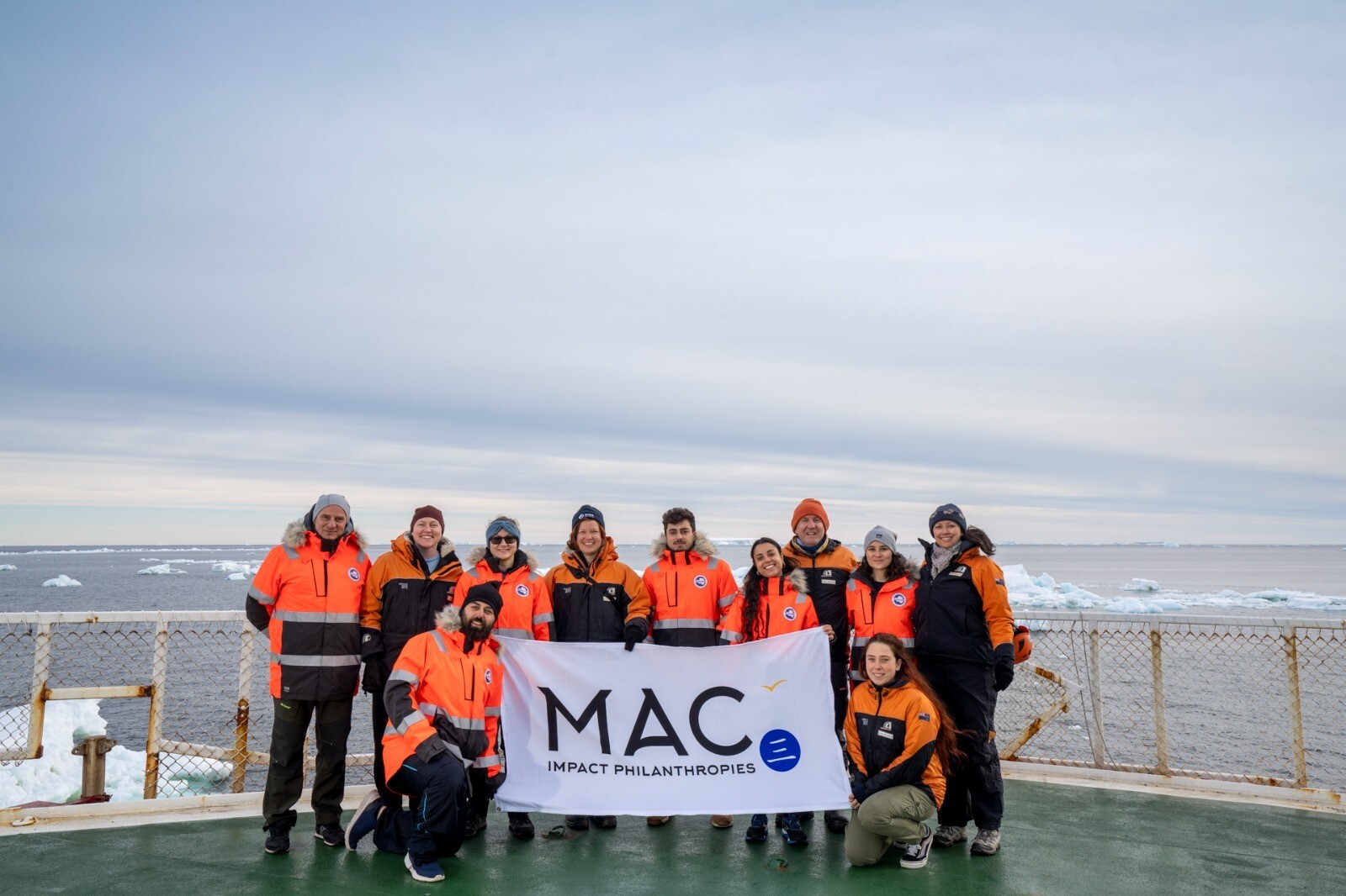 Ross Sea Voyage 2024 MAC3 flag Photo credit unknown