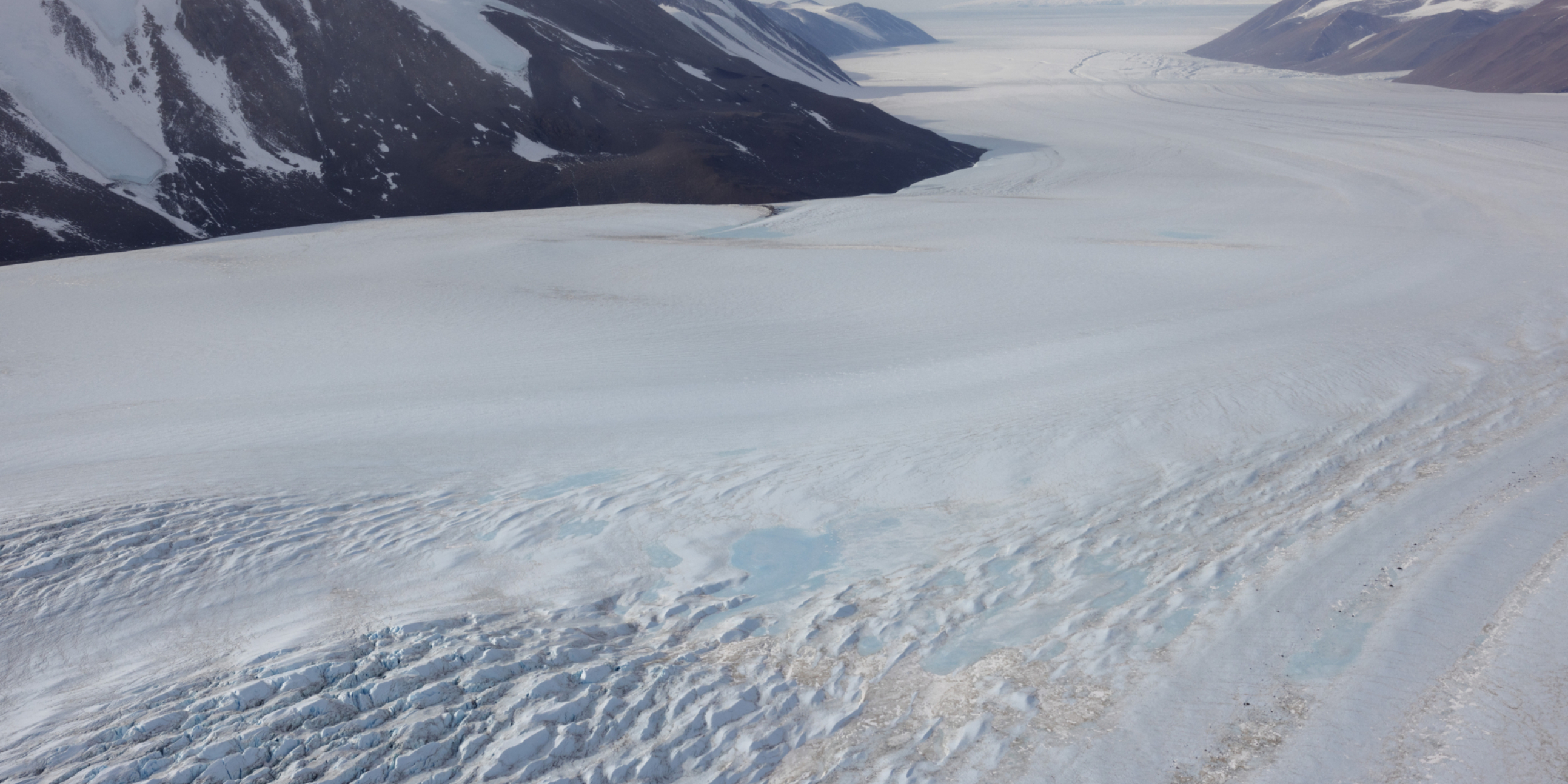 Antarctica from above Photo Mike Scott
