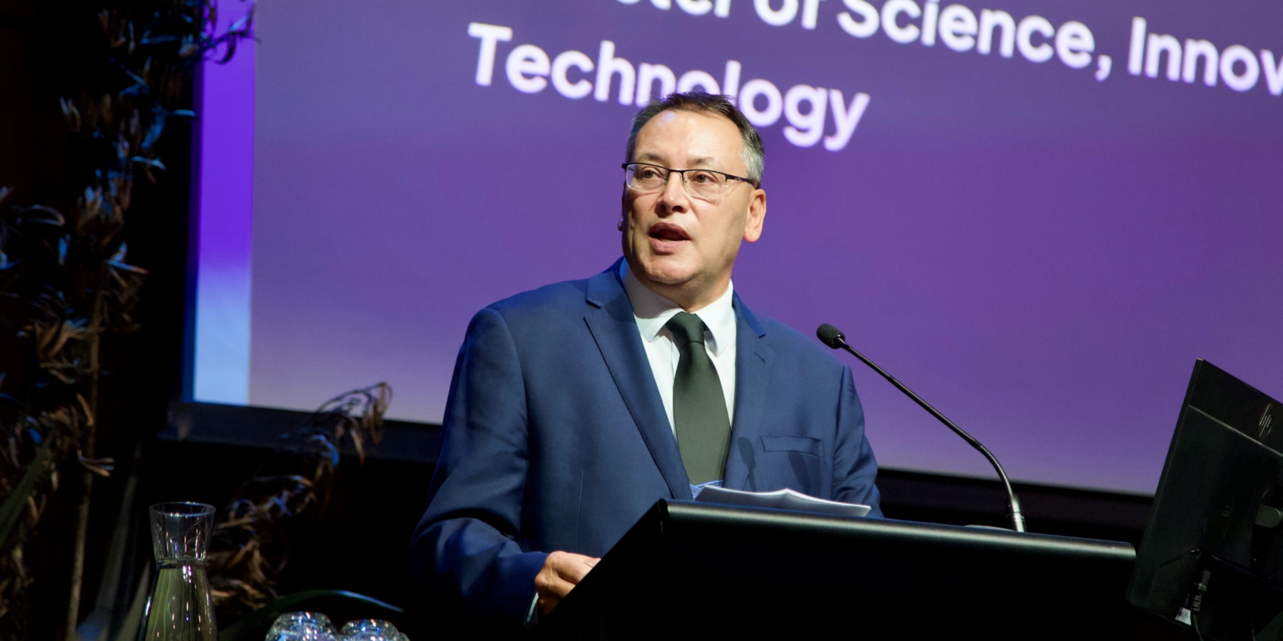 Science minister Shane Reti Cli C conference opening Wellington 20260209 Credit Matt Wood